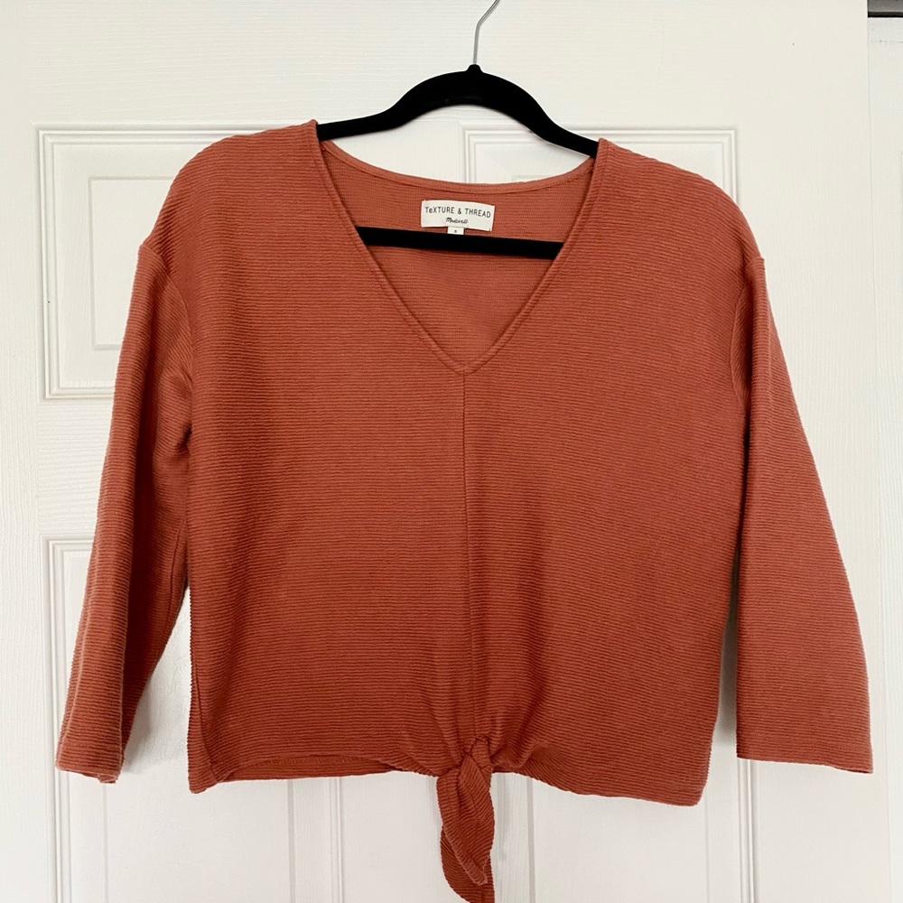 Madewell Tie Shirt